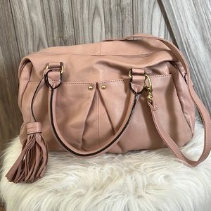 Tignanello bag pink leather excellent condition